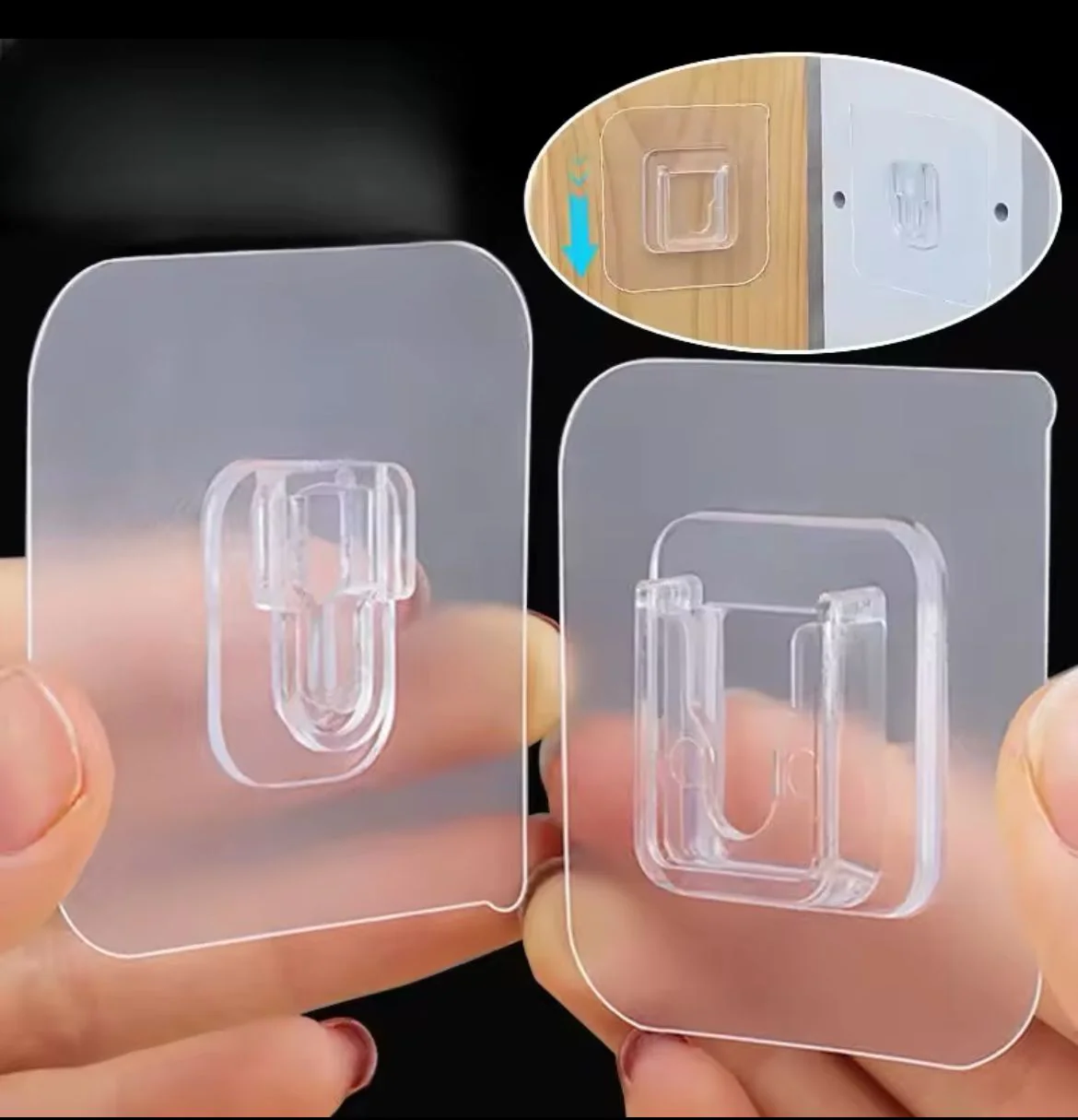 Adhesive double sided mounting hooks - Image 5