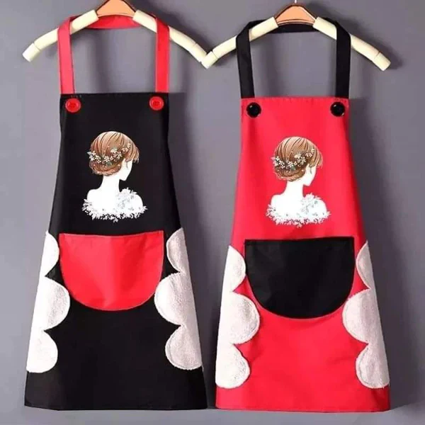 Adults 2pcs set kitchen apron - Image 4
