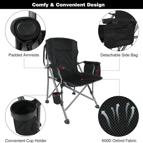 Air Locker Heavy Duty Camping Chair with Cup Holder - Image 5