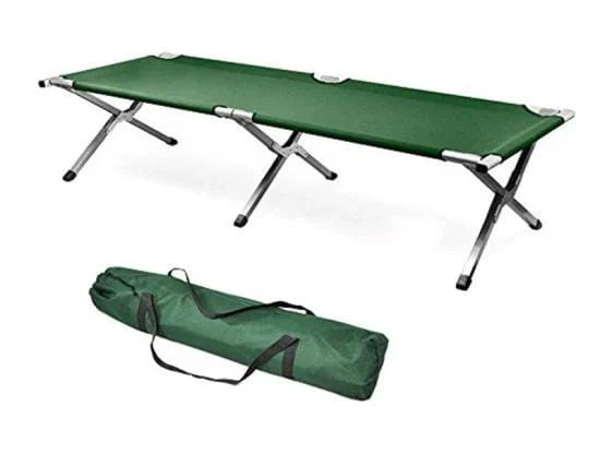 Aluminum alloy camping folding bed. - Image 4