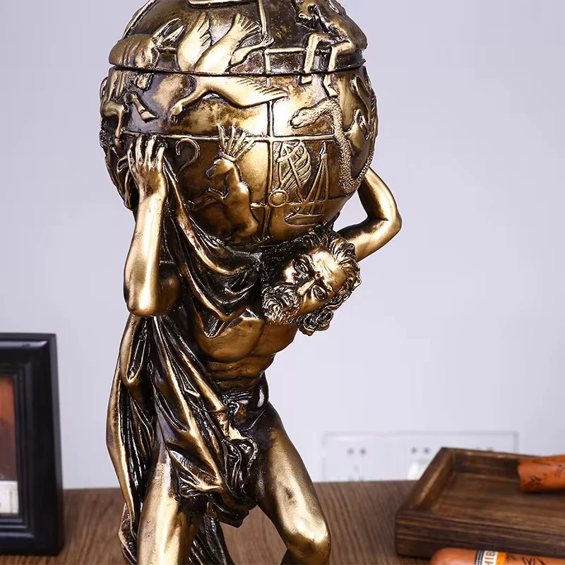Ancient Greek Mythology Atlas Optimus Prime Giant God Sculpture Home Resin Craft Decoration Gift - Image 5