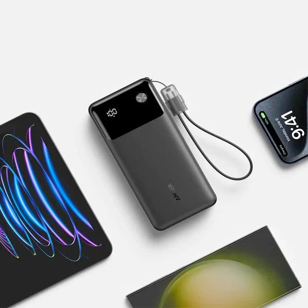 Anker 20000mAh 30W Power Bank | Built-In USB-C Lanyard Cable High Speed Power Bank - Image 4