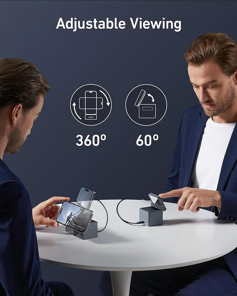 Anker 3-in-1 Cube with MagSafe – 15W Wireless Charger for iPhone, Apple Watch & AirPods, Foldable Travel Charger - Image 6