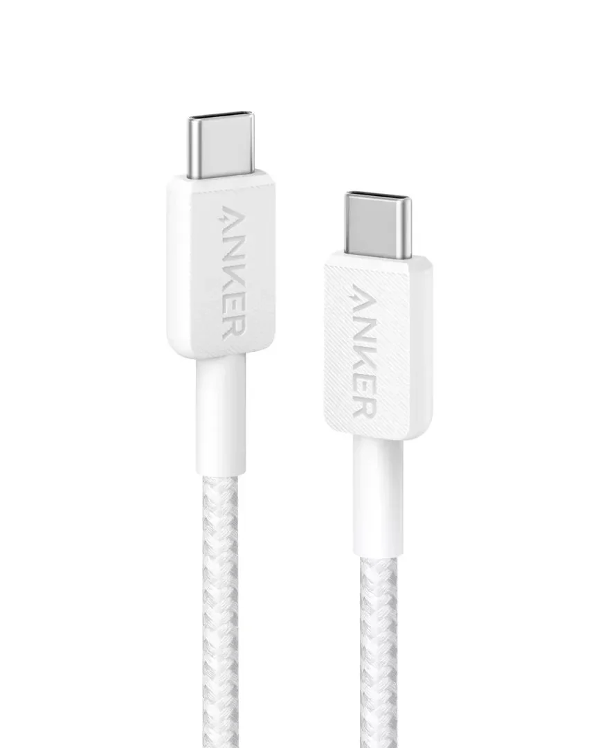 Anker 322 USB-C to USB-C Cable 6ft | 60W Nylon Braided Charging Cable - Image 2