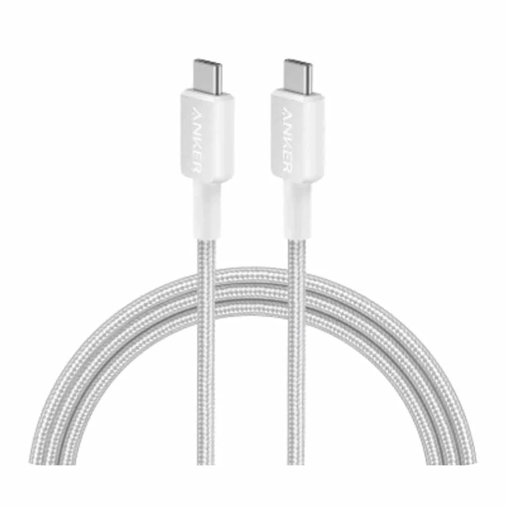 Anker 322 USB-C to USB-C Cable 6ft | 60W Nylon Braided Charging Cable - Image 3