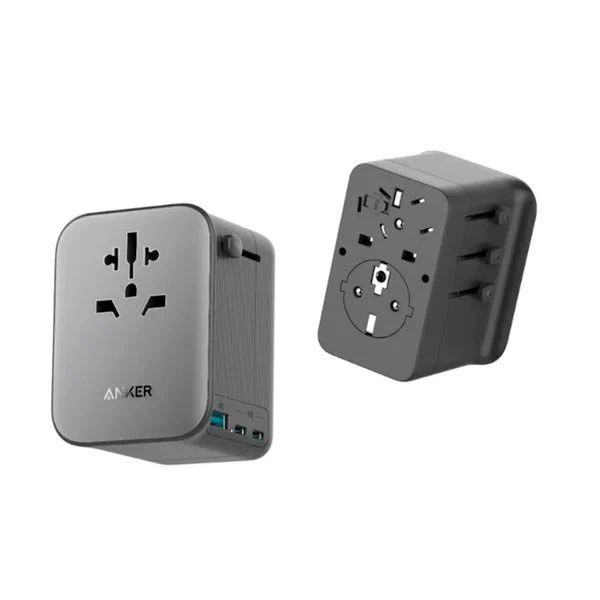 Anker Nano 4-in-1 Travel Adapter 65W – 1 AC Outlet & 3 USB Ports, 150+ Countries, US UK EU AUS Plugs - Image 4