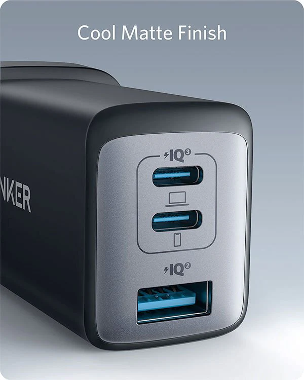 Anker PowerPort III 3-Port 65W Pod Charger | Dual USB-C & USB-A Fast Wall Charger - Image 6