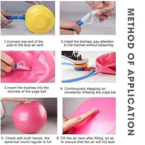 Anti-Burst Yoga Ball for Home Workouts, Yoga & Core Training - Image 5
