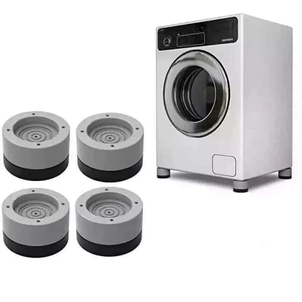 Anti Vibration Pads Washer Feet Pad /Universal Washing Machine Anti-Skid Roller / Furniture Lifting Foot Base - Image 3