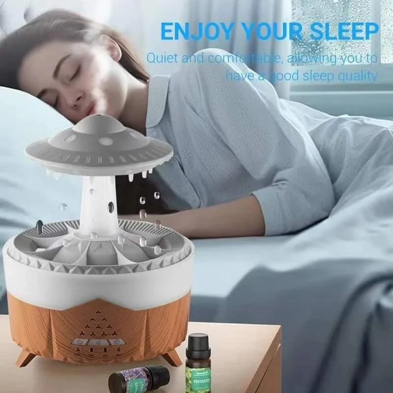 Aroma Humidifier Raindrop Humidifier with Colorful Lights - Image 4