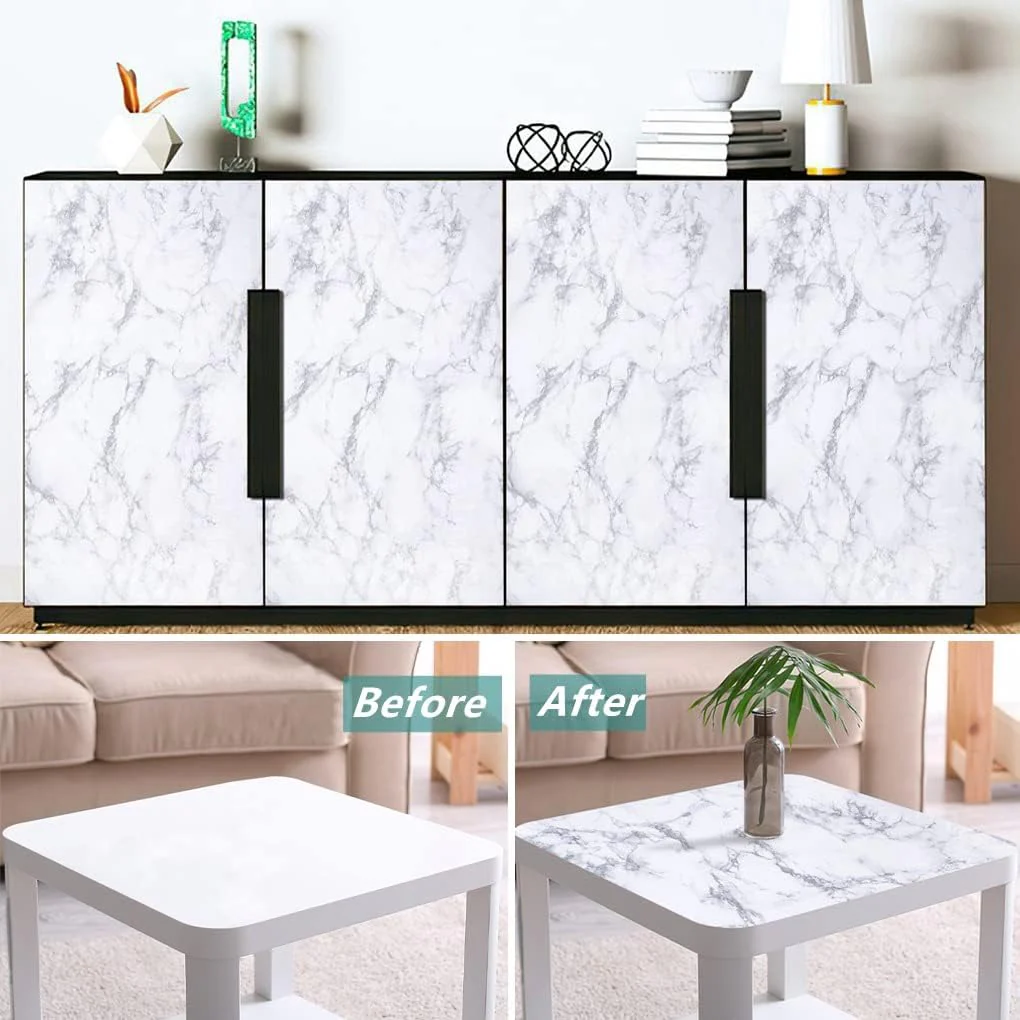 Marble 60cm by 500 cm Self Adhesive Contact paper Countertop,Kitchen,Shelf Liner - Image 15