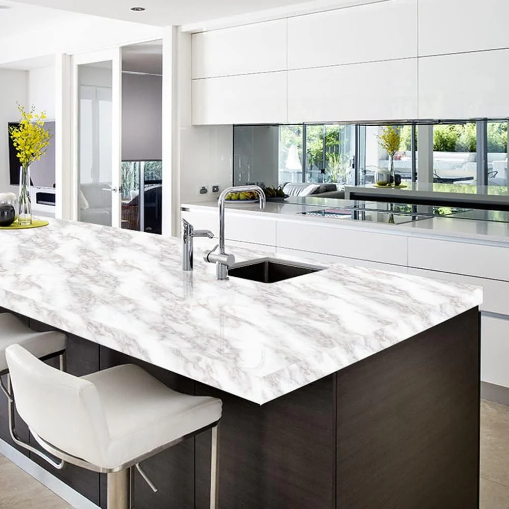 Marble 60cm by 500 cm Self Adhesive Contact paper Countertop,Kitchen,Shelf Liner - Image 37
