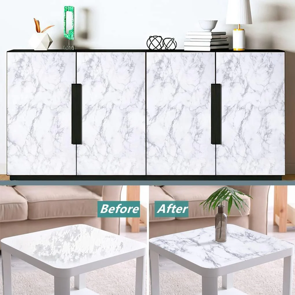 Marble 60cm by 500 cm Self Adhesive Contact paper Countertop,Kitchen,Shelf Liner - Image 43