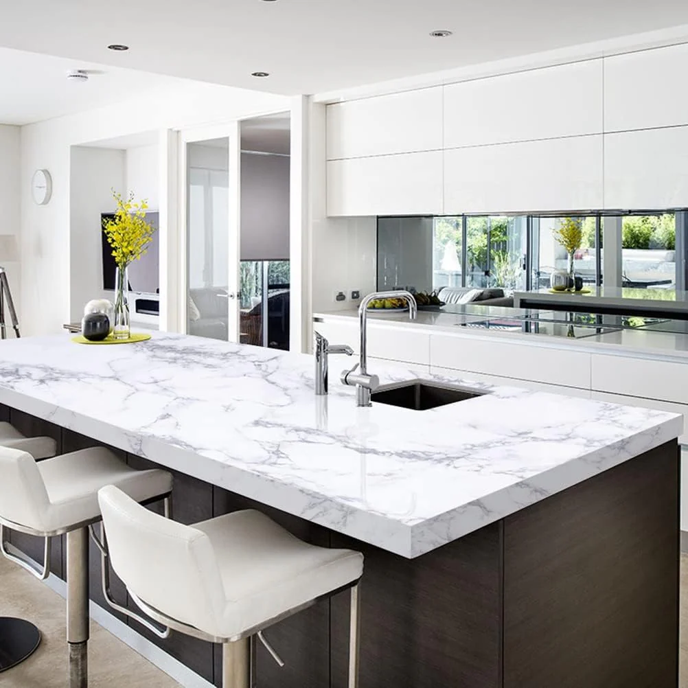 Marble 60cm by 500 cm Self Adhesive Contact paper Countertop,Kitchen,Shelf Liner - Image 5