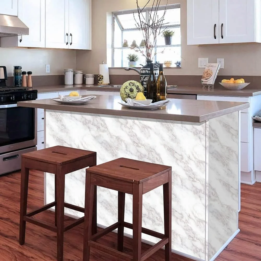 Marble 60cm by 500 cm Self Adhesive Contact paper Countertop,Kitchen,Shelf Liner - Image 55