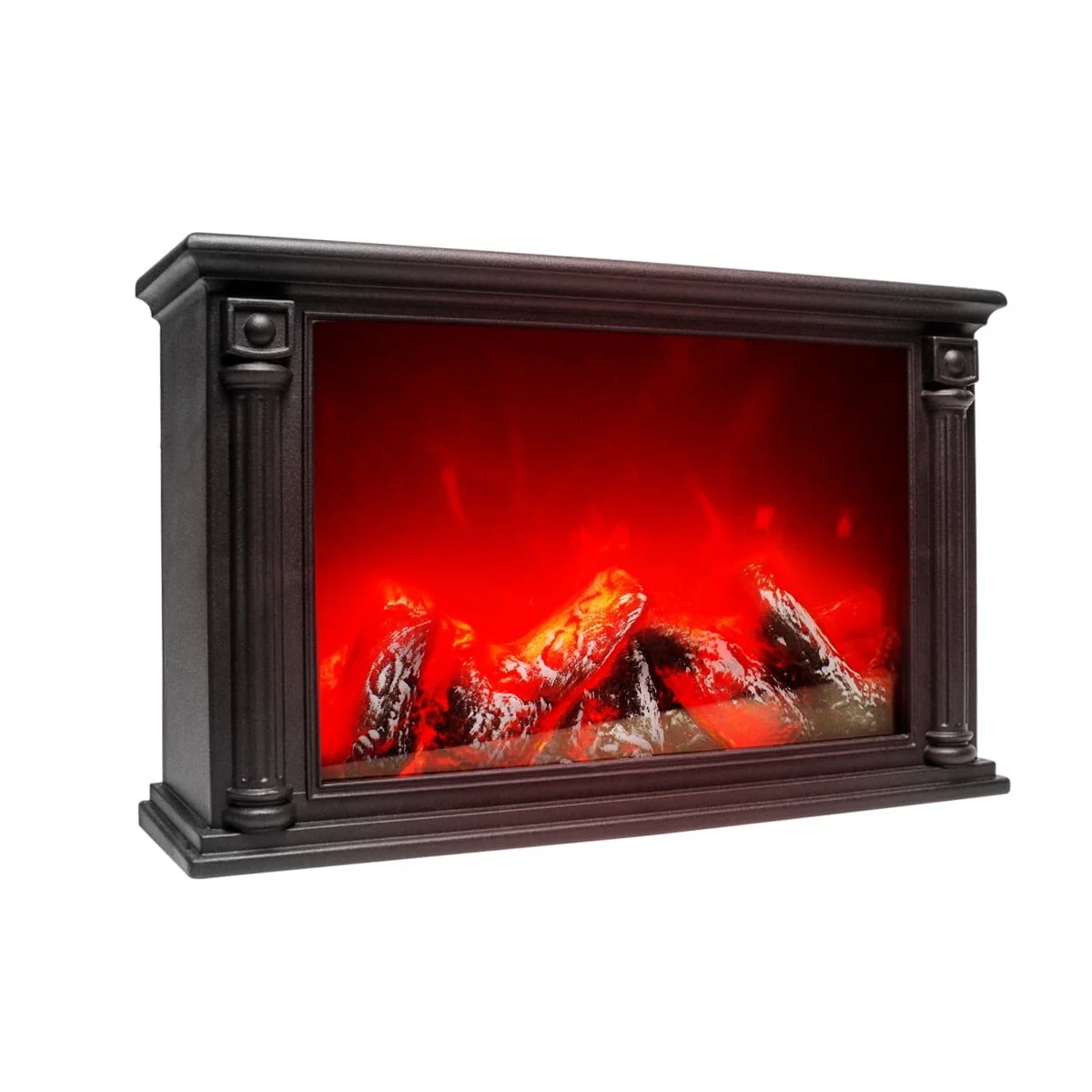 Artificial Fireplace with Realistic Log Wood Burning Flame Simulation Effect for Decoration - Image 2