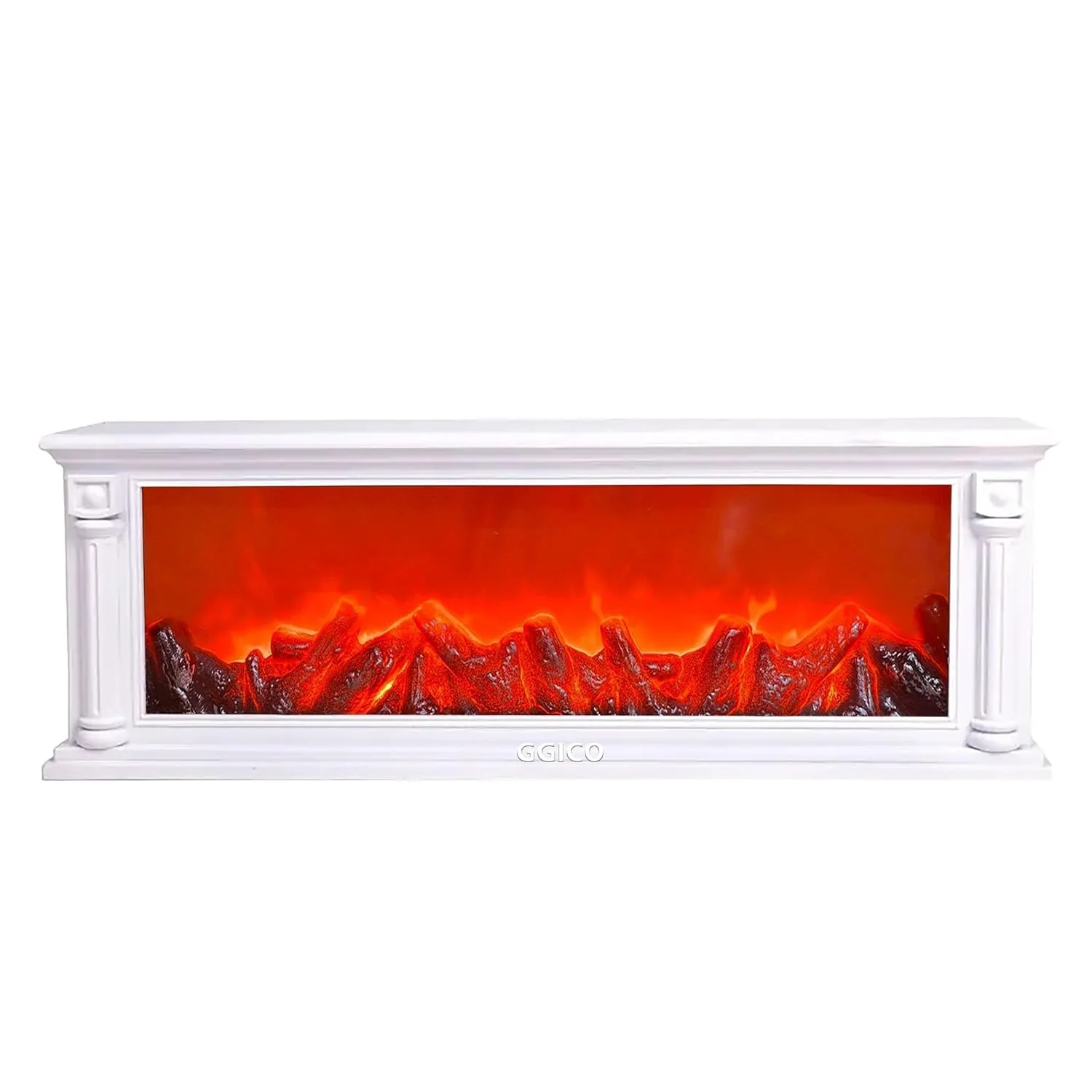 Artificial Fireplace with Realistic Log Wood Burning Flame Simulation Effect for Decoration - Image 3