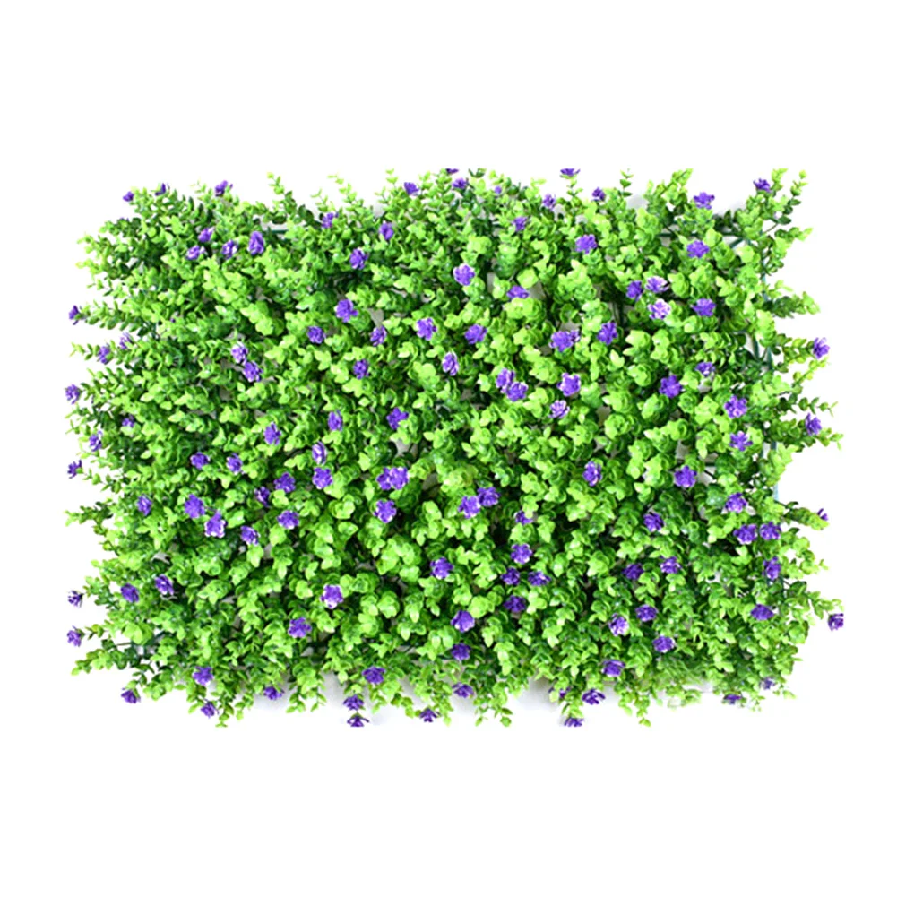 Artificial Plants Grass Wall Backyard Flowers Lawn Decoration Wedding Eucalyptus Hedge Panels Fence Greenery Plants Roll 60x40cm - Image 6
