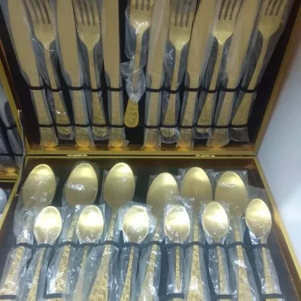 Assorted Briefcase 24Pcs Cutlery Set - Image 2