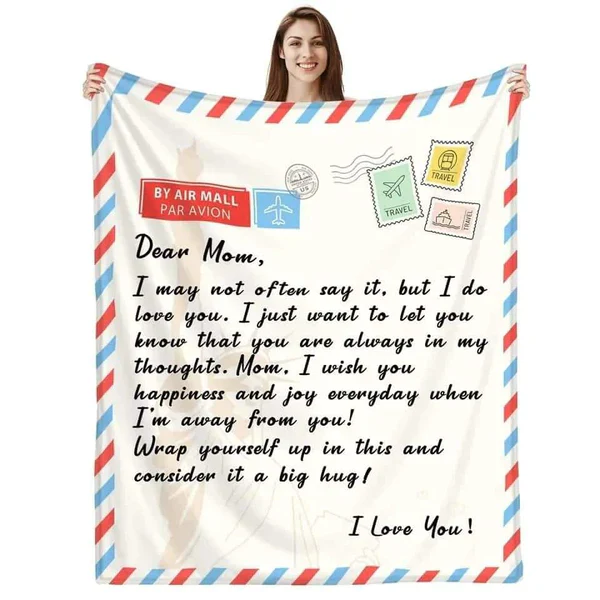 Assorted Express Letter Cossy Throw Blankets - Image 3