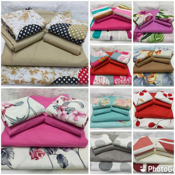 Assorted Pure Cotton Fitted Bedsheets - Image 6