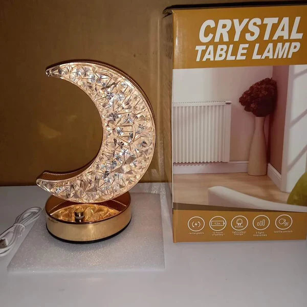 Assorted Rechargeable Crystal Table Lamps - Image 5