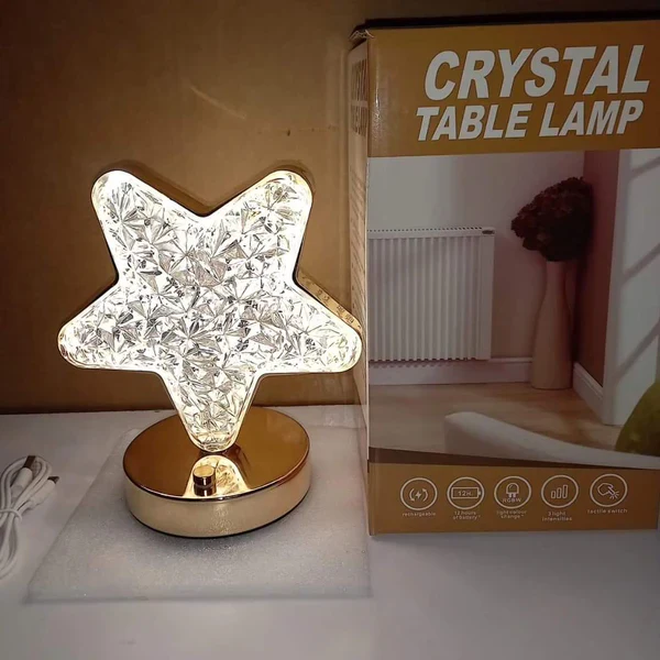 Assorted Rechargeable Crystal Table Lamps - Image 6