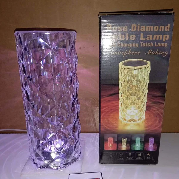 Assorted Rechargeable Crystal Table Lamps - Image 8