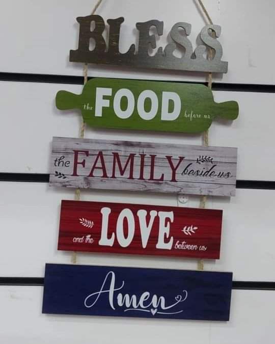 Assorted wooden home wall Hunging and bathroom decor plaques - Image 3