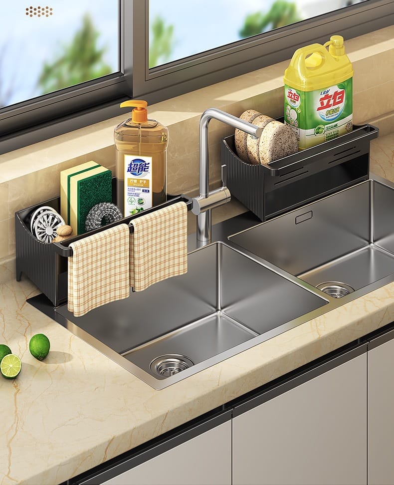 Automatic Drainage Sink Storage Rack - Image 2