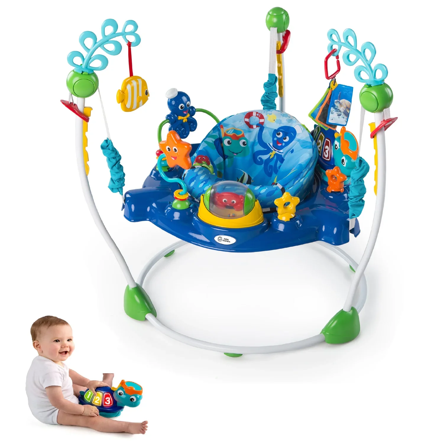 Baby Einstein Neptune's Ocean Discovery Activity Jumper - Image 5