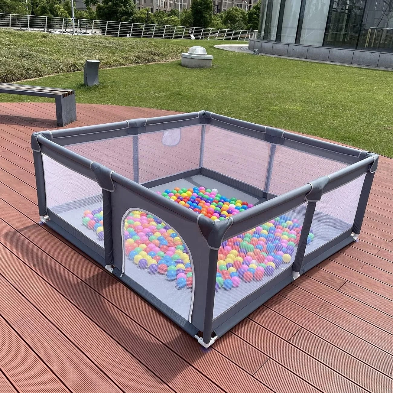 Baby Playpen Kids Large Playard Indoor & Outdoor Kids Activity Center - Image 3