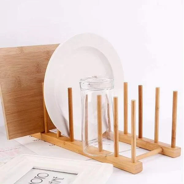 Bamboo lid/Plate Rack - Image 2