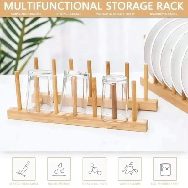Bamboo lid/Plate Rack - Image 3