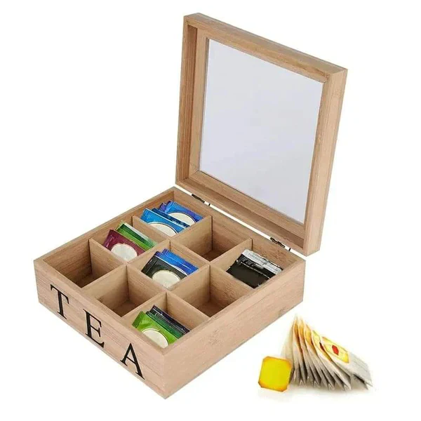Bamboo Teabag Organizer - Image 2