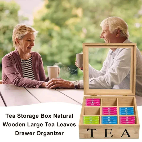 Bamboo Teabag Organizer - Image 4