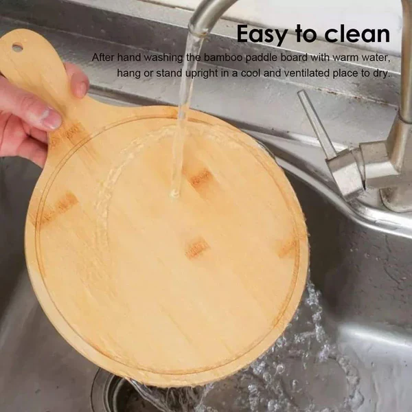Bamboo wooden Pizza board/ chopping board - Image 4