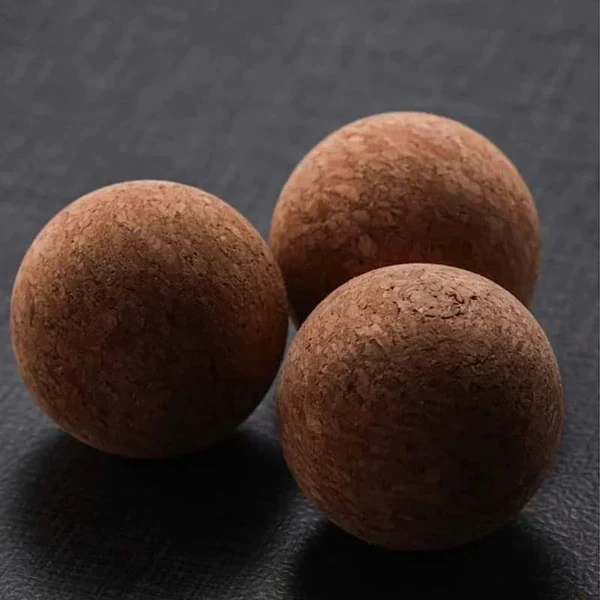 Bar-Shaped Open Ball Cork Transparent Jar with Bamboo Lid - Image 6