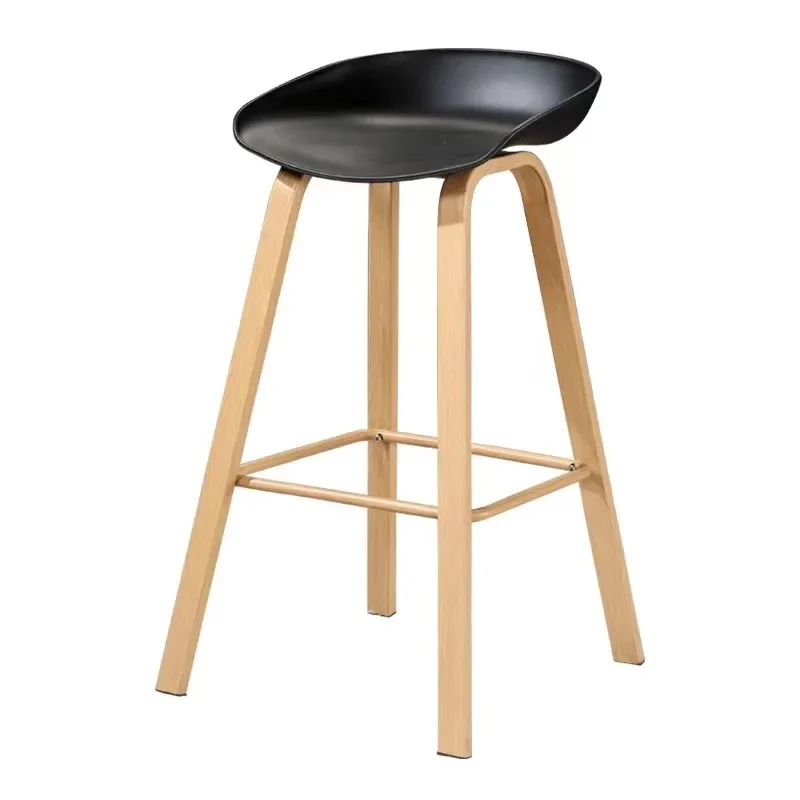 Stool Chair Nordic Solid Wood Bar Stools - Image 4
