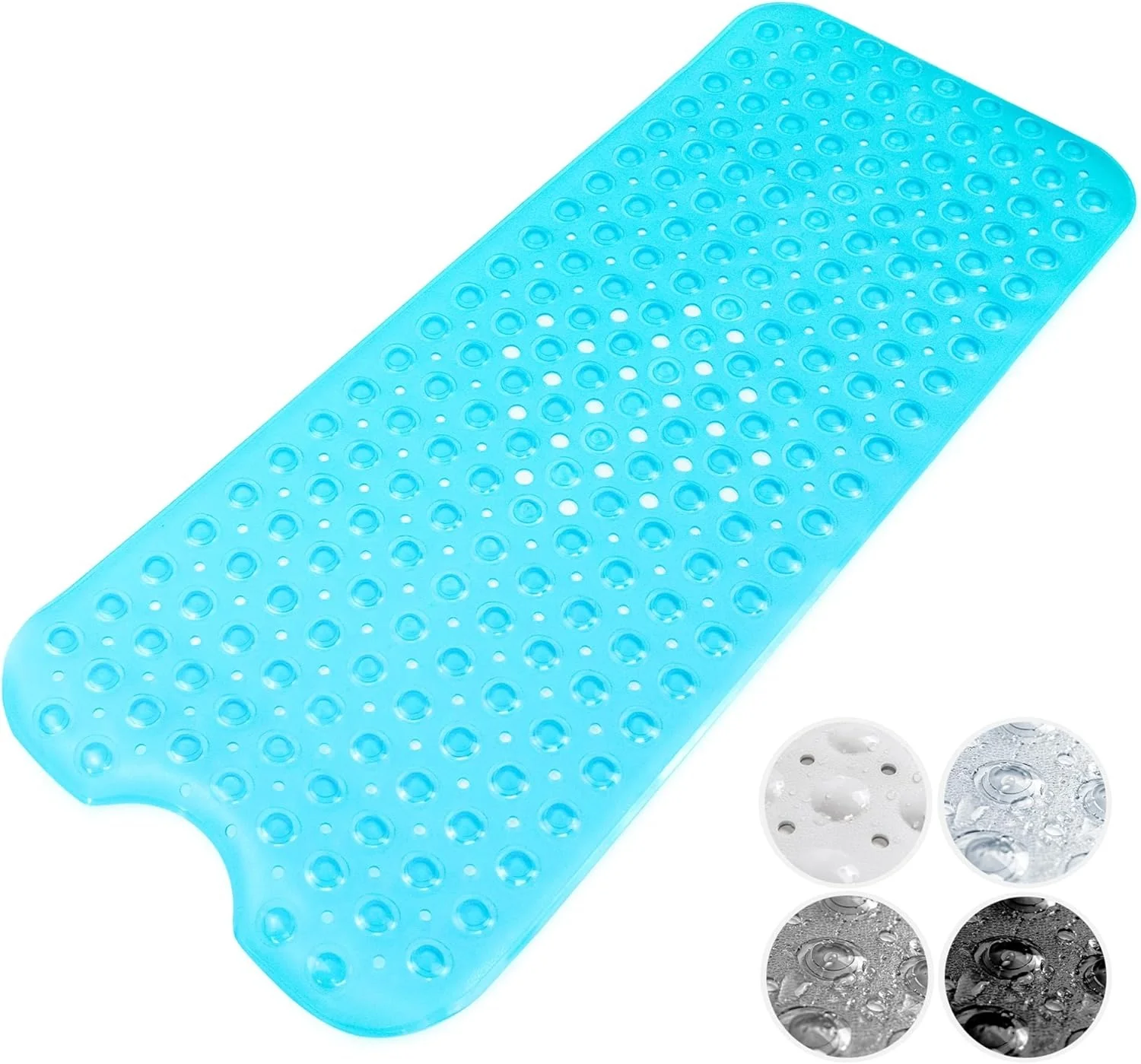 Bath Mat Non Slip Anti-Slip with Suction Cups and Drain Holes For Bathtub - Image 2