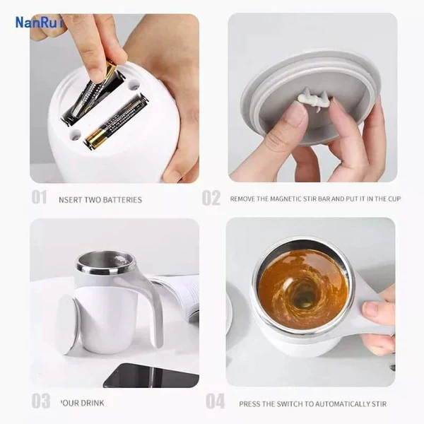 Battery operated self stirring cup - Image 4