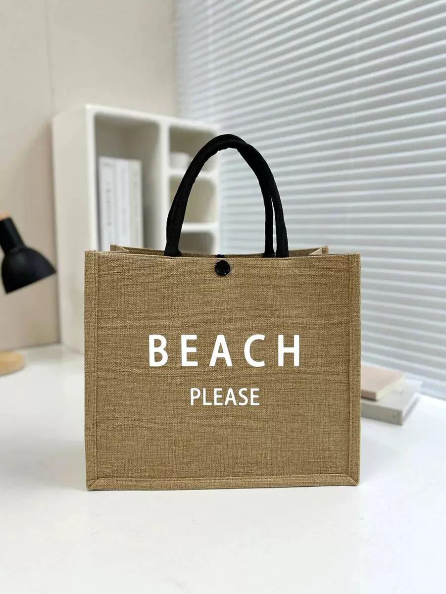 Beach Print Tote Bag - Image 4
