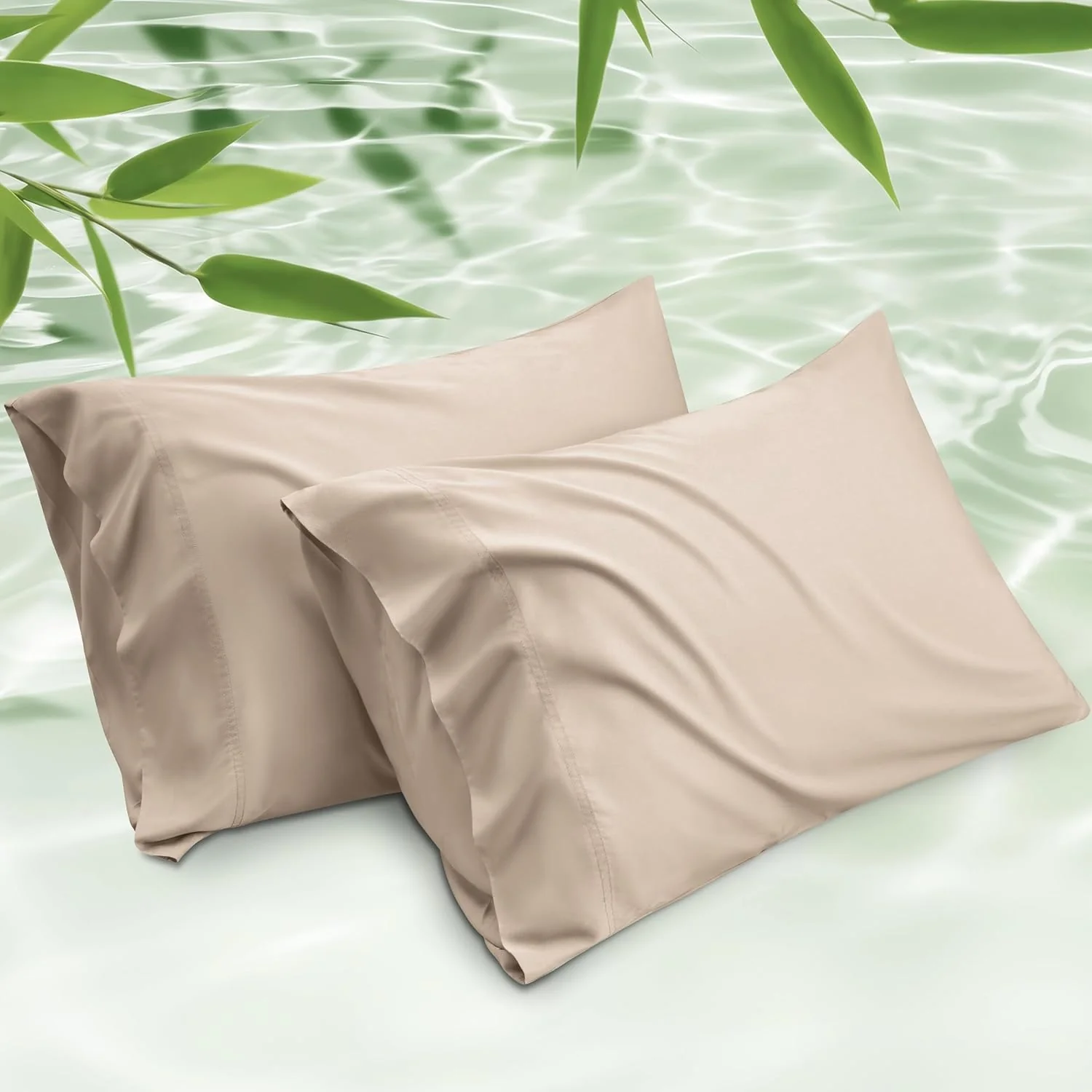 Bed Pillow Covers King Size (50X 70cm) Light Weight Soft & Breathable Pillow Cover Set of 2 - Image 11