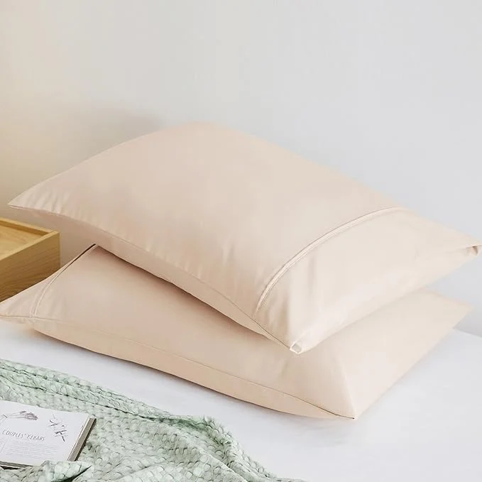 Bed Pillow Covers King Size (50X 70cm) Light Weight Soft & Breathable Pillow Cover Set of 2 - Image 12