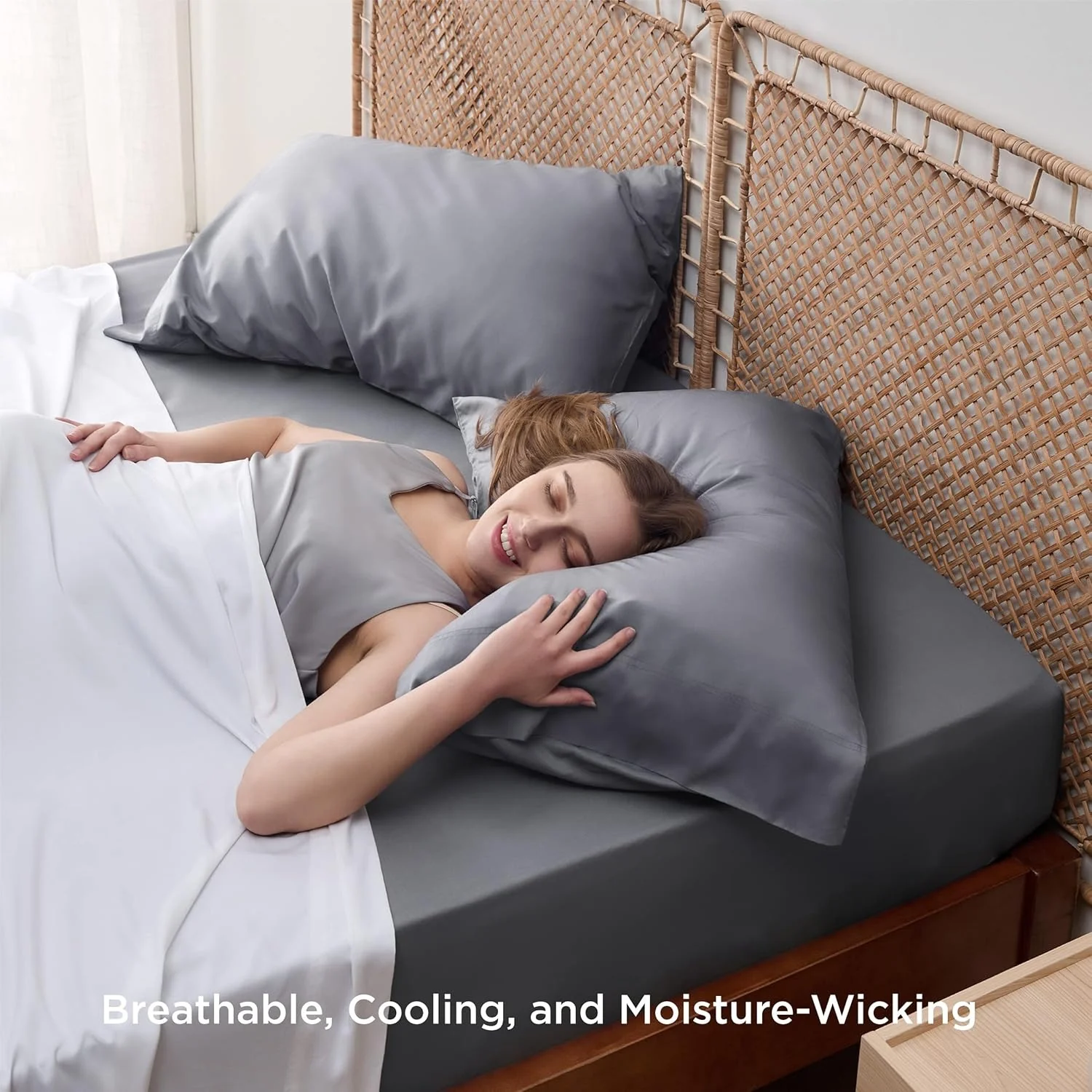 Bed Pillow Covers King Size (50X 70cm) Light Weight Soft & Breathable Pillow Cover Set of 2 - Image 9