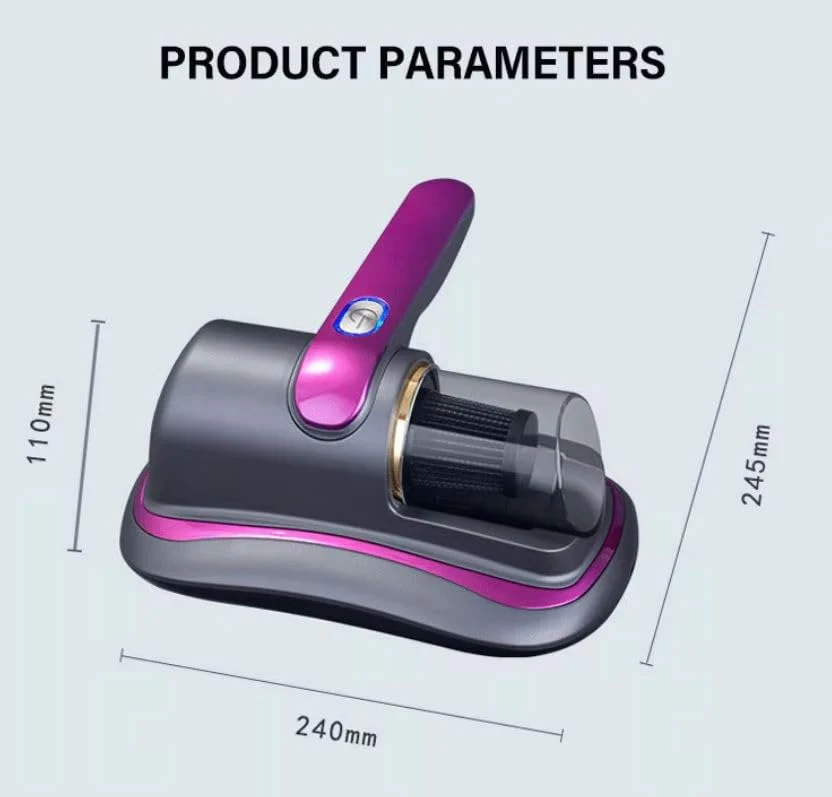 Bed Vacuum Cleaner, Household High-Frequency Strong Mite Removal Instrument, Handheld Deep Mattress Vacuum Cleaner, Wireless Vacuum Cleaning Remover Instrument, for Bed, Sofa, Carpets - Image 3