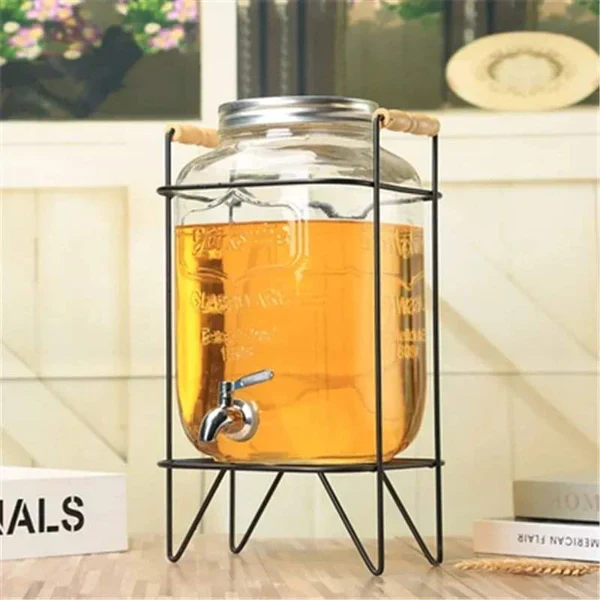 Beverage Dispenser with a metallic stand - Image 4