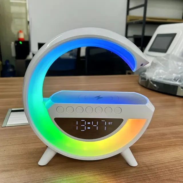 Big G Smart Night Light Wireless bluetooth speaker with Clock and  alarm clock - Image 5