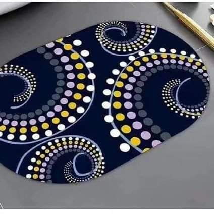 Bathroom Mat/ Bath Shower mat Big size Oval 48*78cm - Image 7
