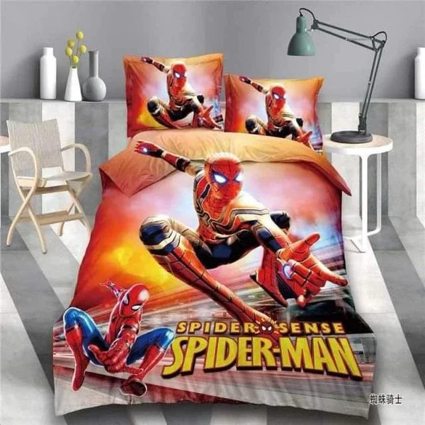 Binded Cartoon Themed Cotton Duvet Set - Image 4